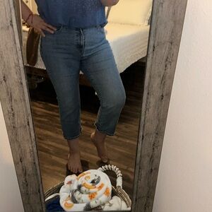 Levi’s jeans high waisted crop flare